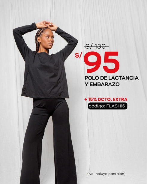 POLO DE ALGODÓN EMBARAZO & LACTANCIA